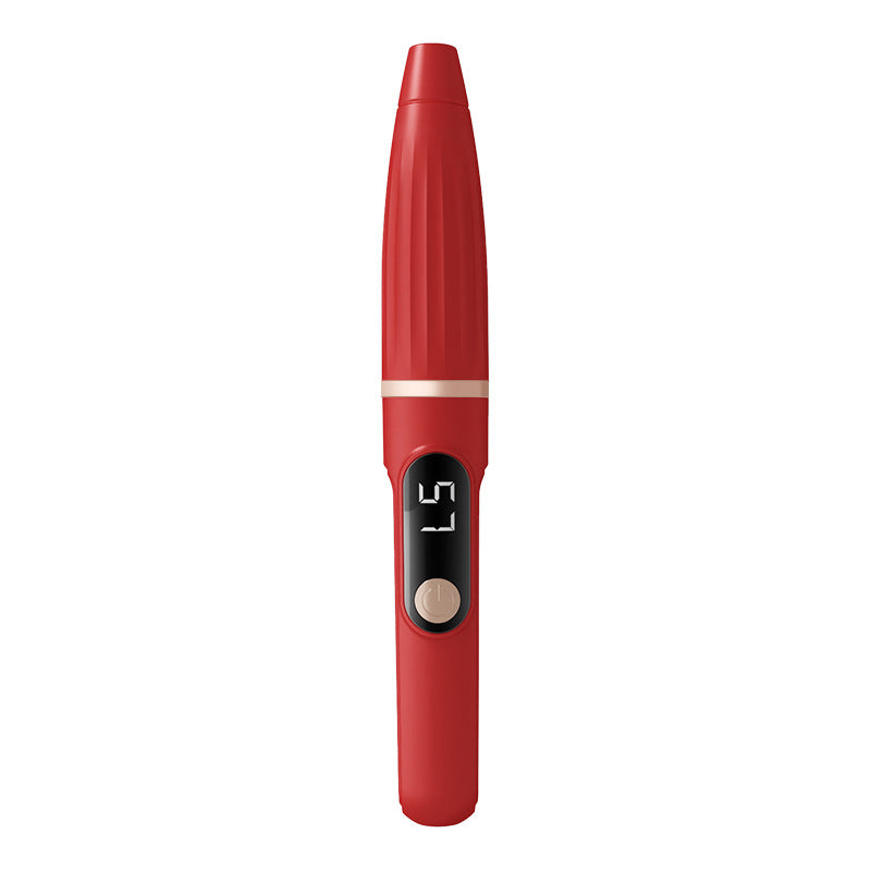 Portable rechargeable nail polishing pen, manicure tool, nail removal pen, light sound, low vibration, easy polishing, lcd display slot