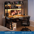 Desk bookshelf all-in-one table with perforated board modern casual bedroom gaming table student for home desktop computer table