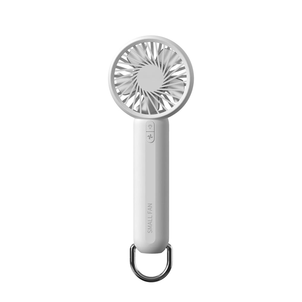 Mini handheld fan usb portable multifunctional outdoor hiking buckle silent creative desktop electric fan