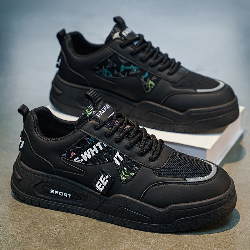 Men's shoes 2026 new spring trendy brand versatile mesh casual sneakers student niche original height increasing athletic fashion shoes