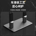 Hole-free hair dryer holder - wall mounted bathroom hair dryer organizer rack
