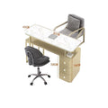 Nail art light luxury vacuum cleaner table single multi-function marble suit nail salon popular double table chair chair