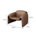 Single sofa brown