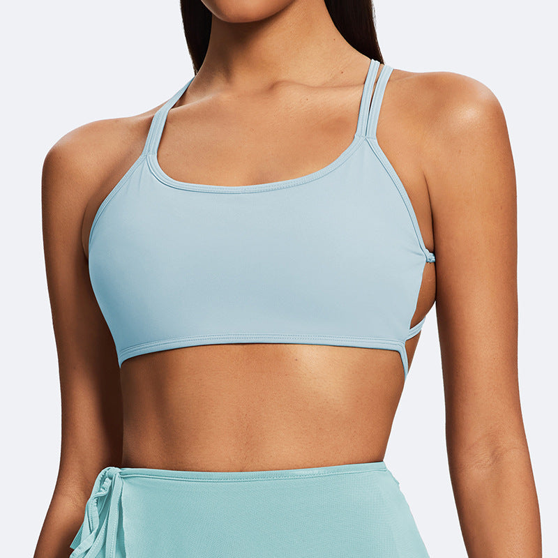 High-waisted active skirt set: perfect for gym, tennis, running, and yoga. this stunning three-piece set is designed for workouts and looks great as outerwear