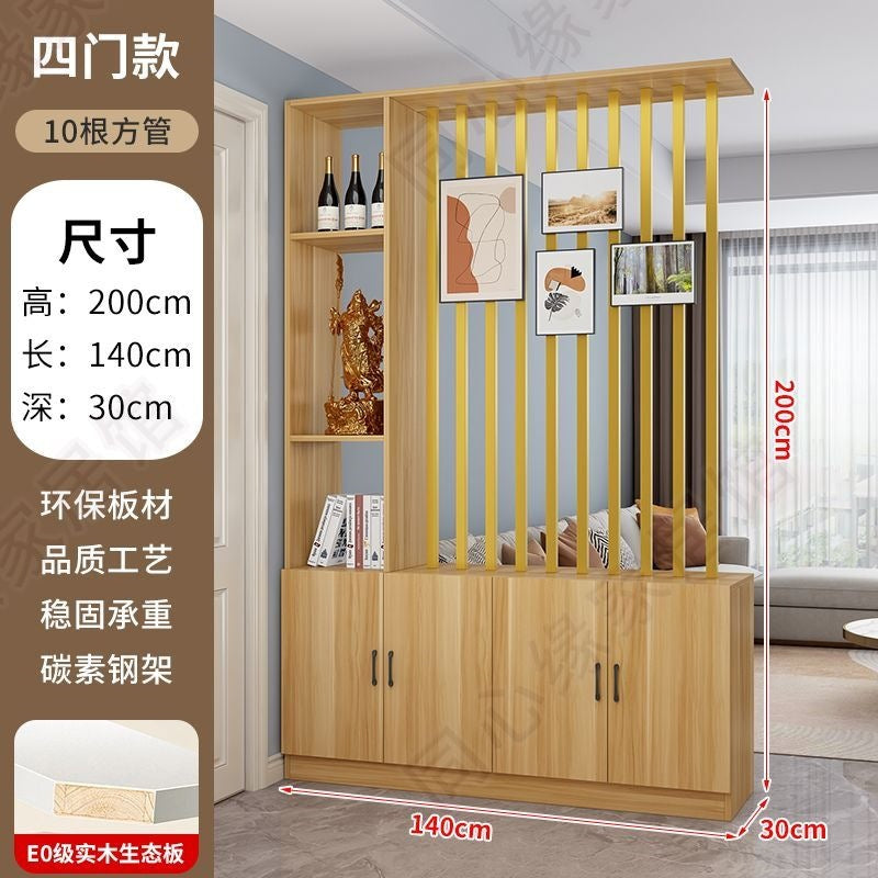 Entrance door shoe cabinet, entrance cabinet, all-in-one screen partition, living room cover, wine cabinet, storage rack, prosperous decoration cabinet
