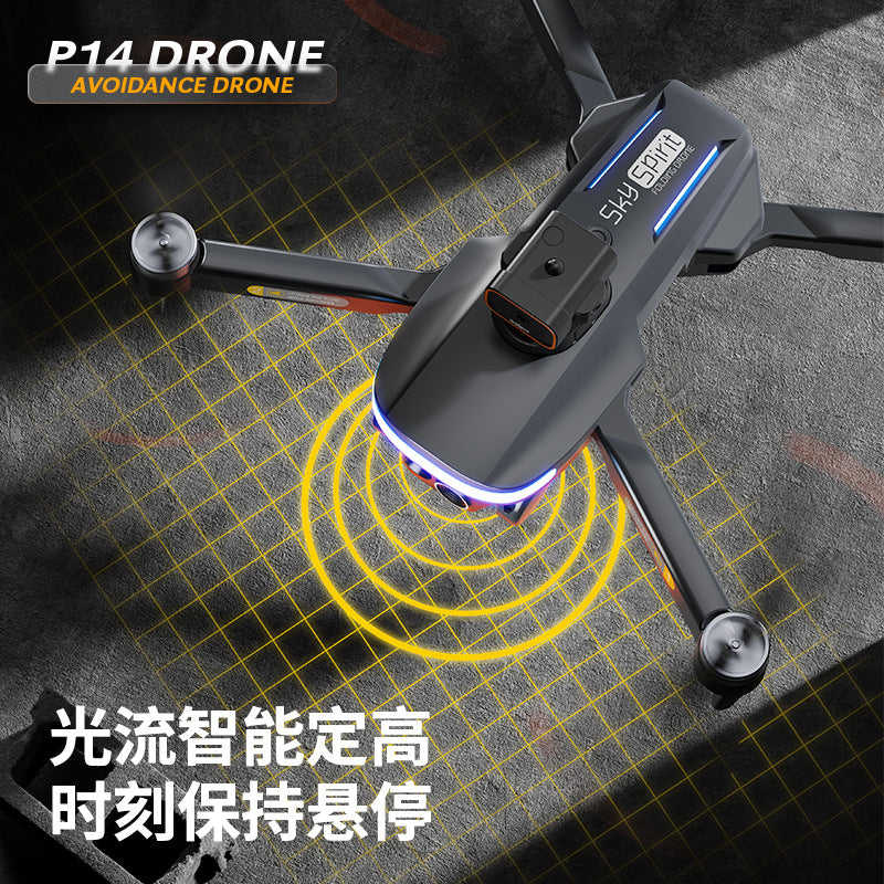 P14pro brushless drone - gps auto-return, hd aerial photography, long-endurance obstacle avoidance remote control aircraft