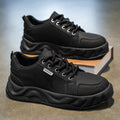 2025 new men's breathable versatile bestselling athletic leather casual chunky sole height increasing anti-slip trendy shoes