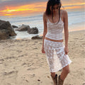 European and american style lace see-through camisole -  summer new arrival women's slim-fit fashion tank top wholesale