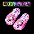 2024 kids' summer light-up slippers: trendy cartoon animal design for indoor/outdoor wear - perfect for toddlers and young children