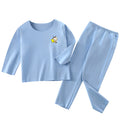 Kids' german velvet pajama set - autumn/winter thermal underwear for boys and girls - warm sleepwear for children and teens - homewear - children's clothing