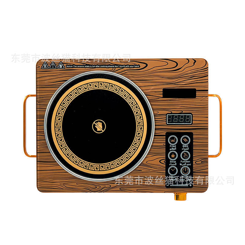 Commercial cross-border electric ceramic stove 3500 high-power multi-function european standard 220v electric heating light wave oven induction cooker manufacturer