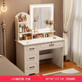 Bedroom dressing table casual modern master bedroom makeup table 2024new arrivalaccessible luxury dressing table mirror storage cabinet makeup cabinet