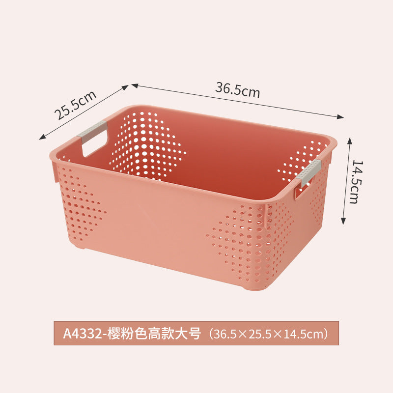 Wholesale desktop storage basket sundries storage box storage basket rectangular snack toy storage basket finishing box