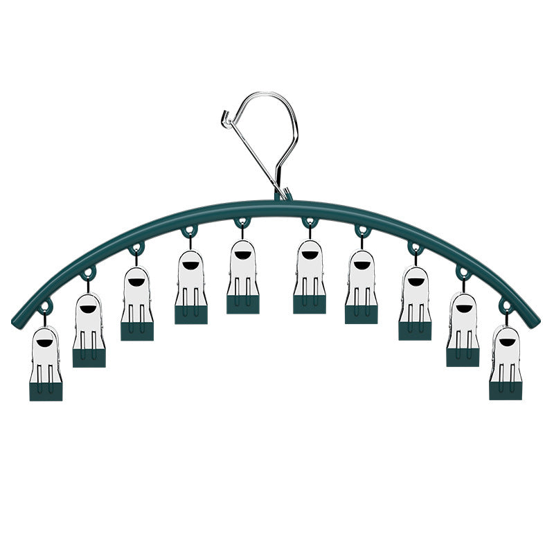 Socks drying artifact Dipping socks rack Multi-clip drying rack Multi-functional household balcony Wardrobe Storage hook socks clip