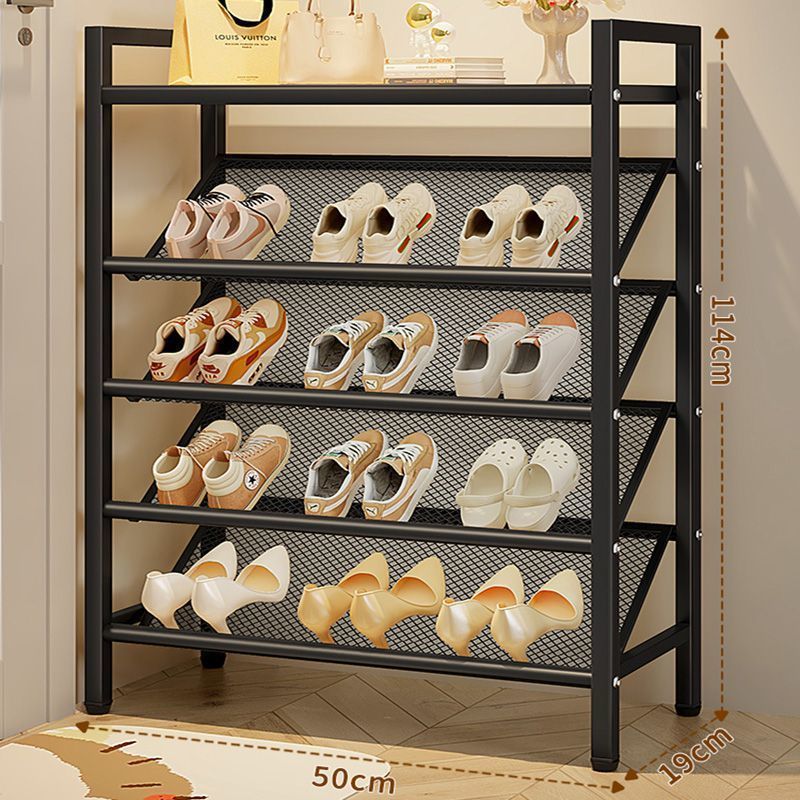 Ultra-slim multi-tier rotating shoe rack: the must-have storage solution for entryways and dorms. simple, modern design