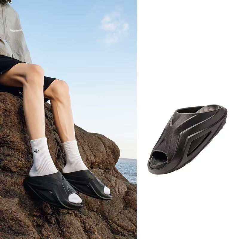 2025 new eva spring/summer sports slippers - coconut style, unisex, outdoor anti-slip casual beach shoes for cross-border e-commerce