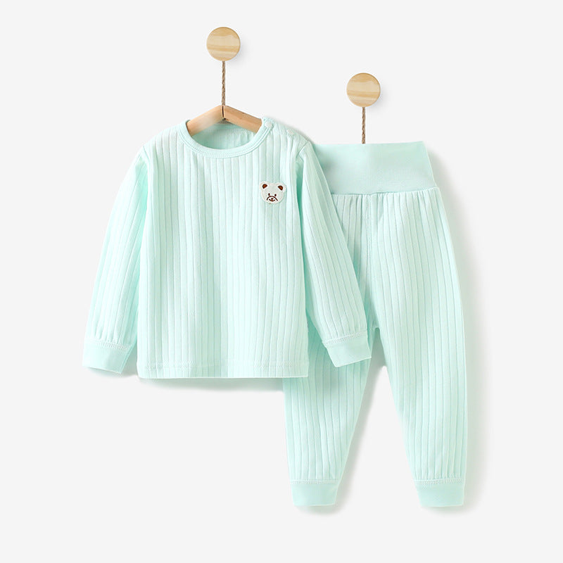Kids' 100% cotton underwear set - baby thermal underwear, base layer, pajamas for boys and girls, ages 0-3 years