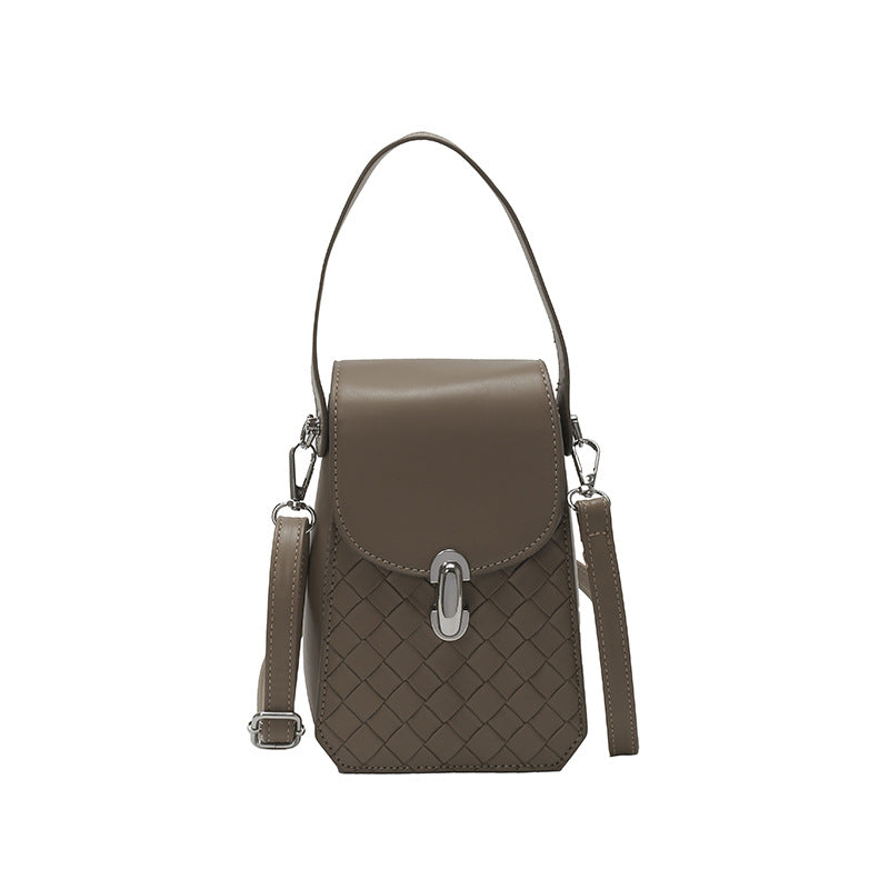 Foreign trade mobile phone bag women's 2025 new versatile small bag high sense foreign style shoulder messenger bag design sense small square bag