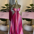 European and american women's clothing  spring new sweet and fresh camisole bandeau tie-up pleated maxi dress