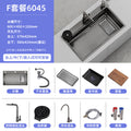 Double slag collection sink large single slot high quality stainless steel kitchen sink thickenedfor home dishwashing sink vegetable sink