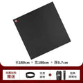 Extra-large pvc yoga mat for men - high-density, thickened, shock-absorbing, noise-reducing, non-slip gym mat for exercise equipment