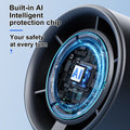 S001 hot model handheld small fan usb charging 100 levels digital display mini high speed handheld turbine violent fan