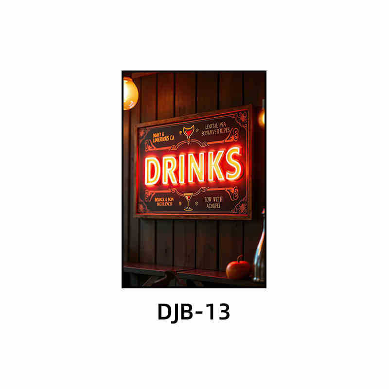 Bar luminous decorative painting ktv box atmosphere led hanging painting nightclub club trend creative neon mural