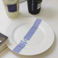 Scandinavianins creative popular style stylish ceramic western food plate artistic casual style 8inch bone china plate dish plate