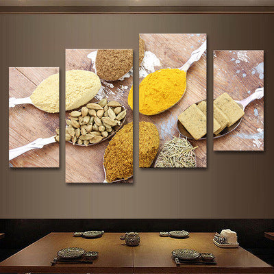 Hotel decorative painting hot pot restaurant box hanging painting creative restaurant barbecue shop seasoning wall background mural