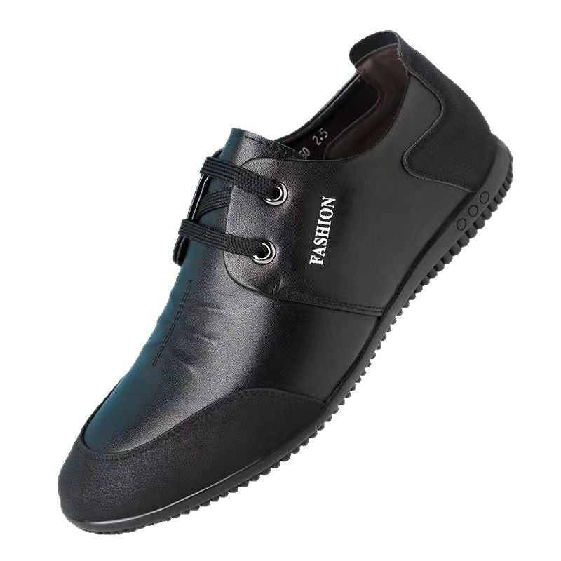 Men's spring new soft leather loafers business casual men's leather shoes slip-on tiktok viral hot seller
