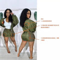 Exclusive custom link for european and american women's apparel: sexy lace-up women's skirt set