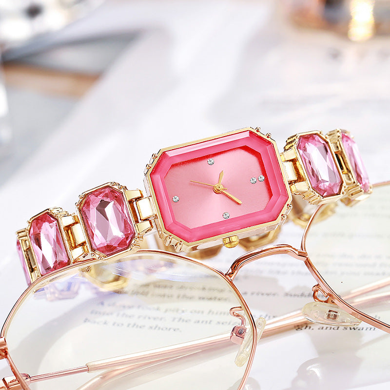 Xiaobingtang watch women's 2024 new women's watch women's watch accessible luxury niche women's elegant high value full diamond