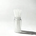 Hollow straw plastic tube transparent plastic tube reusable buckle water cup straw colorful ring tea cup tube
