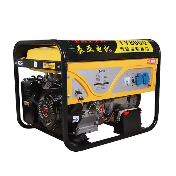 Purchase high-quality 6.5Kw small portable gasoline generator 6.5 kW TY8000 generator set frequency conversion
