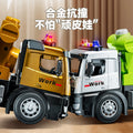 Kidsartificial city ladder fire truck toy boy engineering vehicle sanitation sprinkler inertia sound and light car model