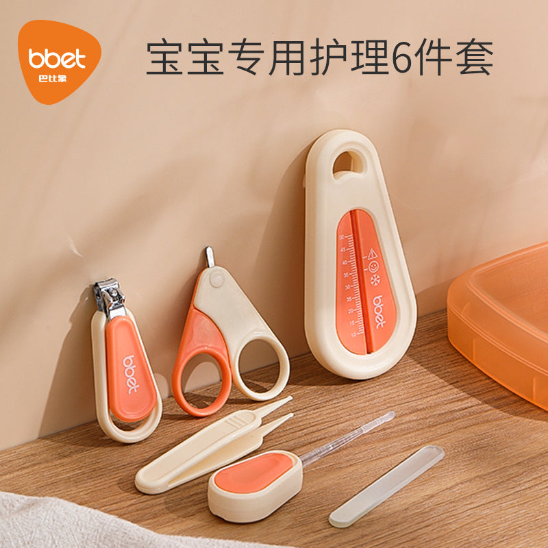 Baby nail clippers - newborn safe, anti-pinch safety set for infants and toddlers