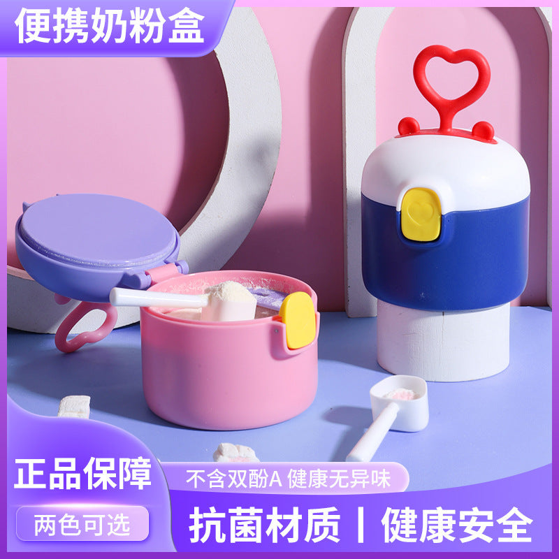 Directly from the manufacturer Baby milk powder box Portable out milk powder can Snack storage Sealed jar Milk powder box