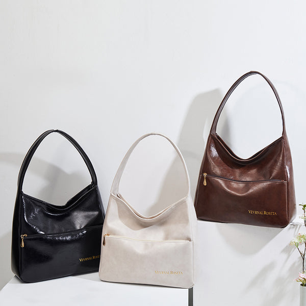 This year's popular hobo underarm bag women's 2025 European and American new tote bag single shoulder large capacity handbag