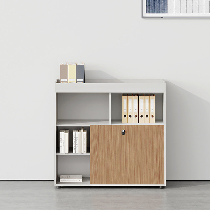 New arrival file cabinet low cabinet information cabinet wooden lockable file cabinet office storage side cabinet partition cabinet
