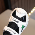 Kids' breathable mesh sandals - frame shoes for boys, athletic sandals for toddlers and young children, anti-kick closed-toe protective toe breathable sandals