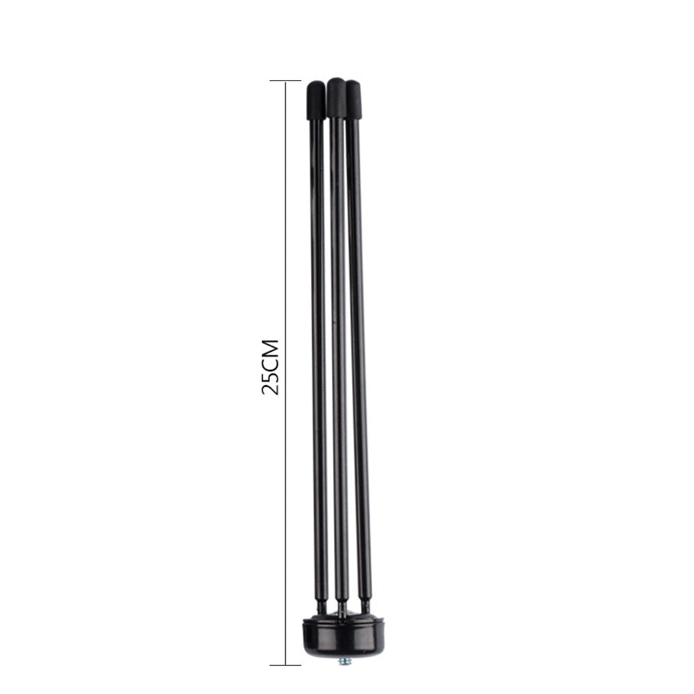 Mobile phone live broadcast tripod Desktop holder Camera tripod Metal mini filling light holder Mobile phone holder