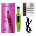 Mini nail drill set - portable electric nail file & polisher kit