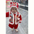 Infant and toddler autumn/winter outerwear, baby winter clothing, thickened onesies, thickened cotton-padded clothes, newborn baby swaddle suits
