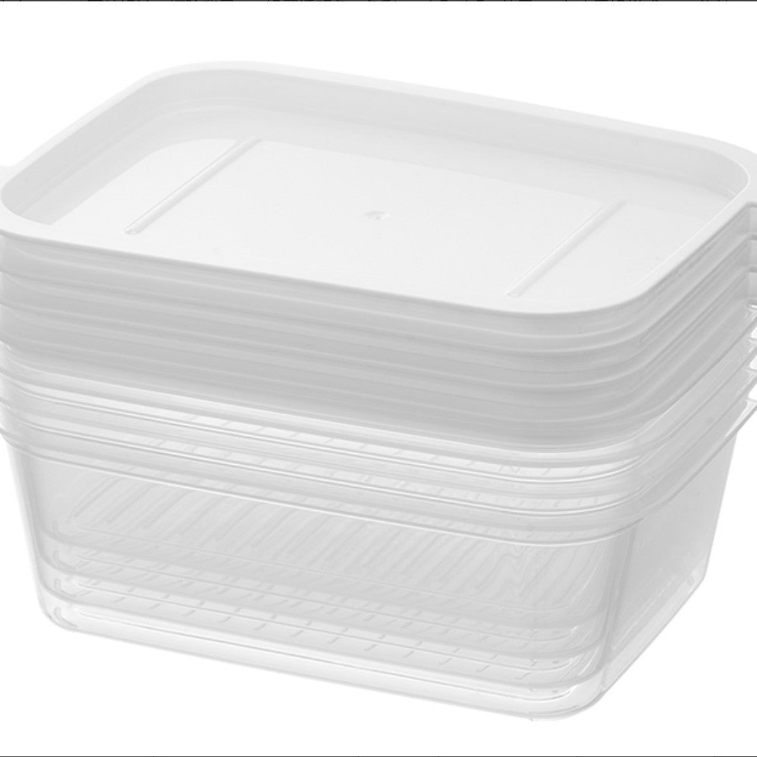 Refrigerator storage box Sealed fresh-keeping box Food grade freezer special meat frozen meat box Fruit food packing box