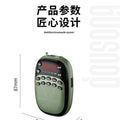 Dx-50 bluetooth radio - mini pocket portable card-playing music player for seniors