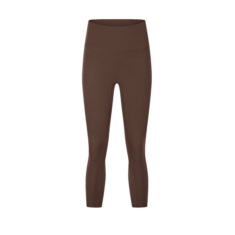 Spring/summer new arrivals: seamless, barely-there yoga capris - high-waisted, butt-lifting, slimming workout leggings for women (dl065)