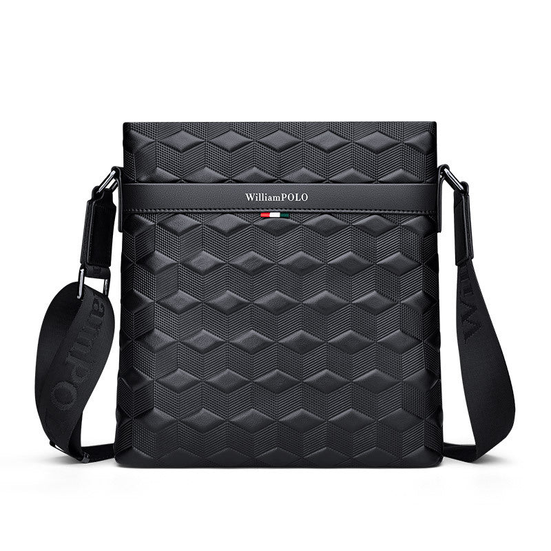 Emperor Paul Leather Crossbody Bag Men's Shoulder Bag Men's Bag 2024 New Lightweight Multifunctional Commuter Bag