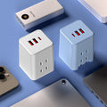 Two-hole socket converter american standard southeast asian power strip wireless multi-function 2-angle double two-pin plug power strip