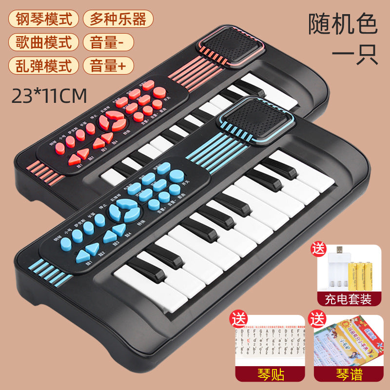 Dropshipping baby pocket electronic keyboard - playable mini piano for kids, focus training, kindergarten toys for boys and girls