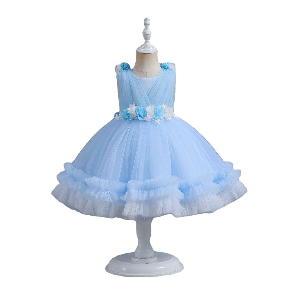 New arrival: children's formal dress - tulle cake skirt princess dress for girls, perfect for flower girls and first birthday celebrations